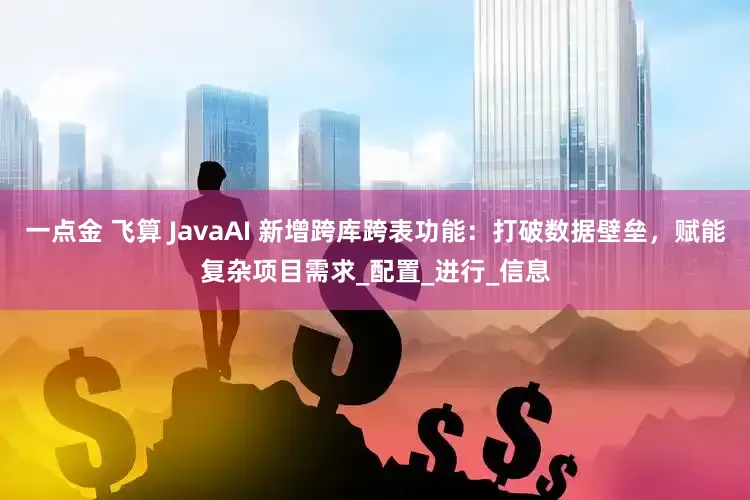一点金 飞算 JavaAI 新增跨库跨表功能：打破数据壁垒，赋能复杂项目需求_配置_进行_信息